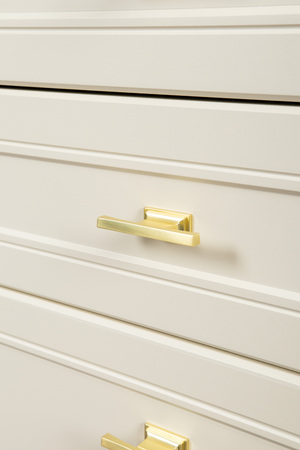 Комод Марион 16.249 слоновая кость С341 PE, слоновая кость 6898 ПВХ, белый PE шагрень