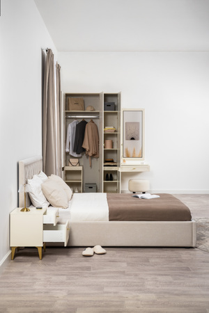 Стол-консоль Марион 12.318 слоновая кость С341 PE, слоновая кость 6898 ПВХ