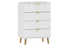 Комод Дакота НМ 040.18 меренга, белый