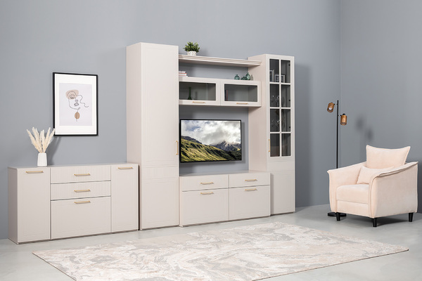 Полка Ричфорд 16.492 Кашемир 5981 BS, Моно керамика D166-2 ПВХ