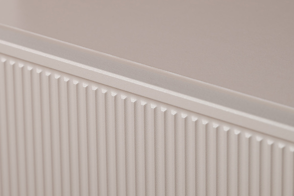 Тумба под ТВ Ричфорд 16.61 кашемир 5981 BS, моно керамика D166-2 ПВХ, белый PE шагрень